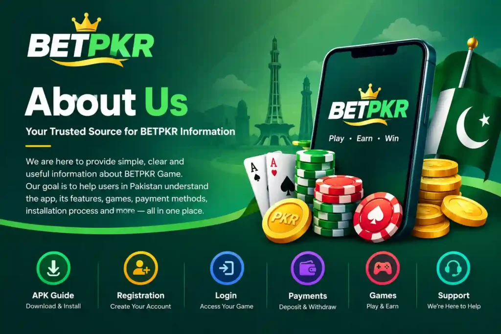 BetPKR Game About Us