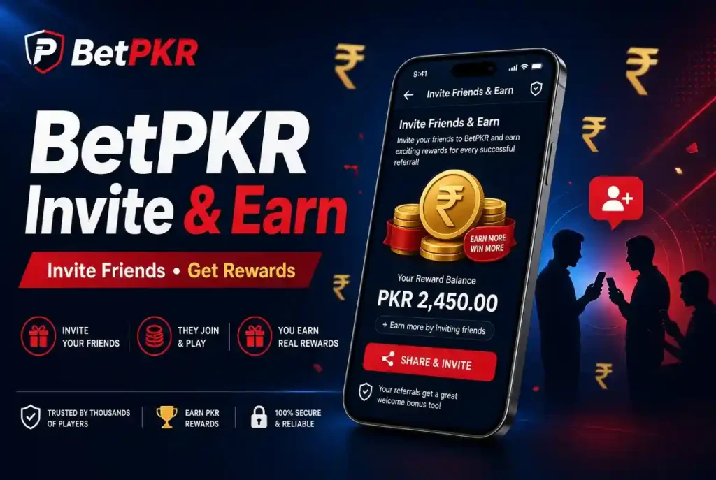 BetPKR Invite and Earn